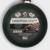 Сковорода Доляна «Форест», d=22 см, стеклянная крышка, съёмная ручка, антипригарное покрытие Сковорода Доляна «Форест», d=22 см, стеклянная крышка, съёмная ручка, антипригарное покрытие