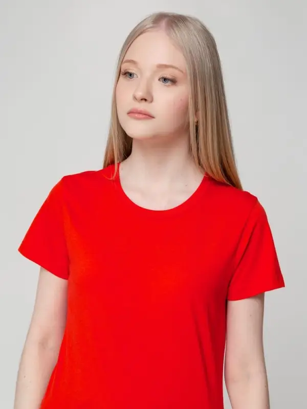 Футболка женская T-bolka Lady красная, размер S Футболка женская T-bolka Lady красная, размер S