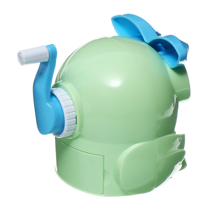 Точилка механическая с контейнером Сова Светло-зеленая Точилка механическая с контейнером Сова Светло-зеленая