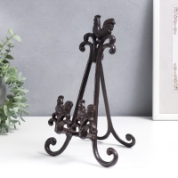 Сувенир чугун подставка "Петух и курочка" 28х6х16 см Сувенир чугун подставка "Петух и курочка" 28х6х16 см