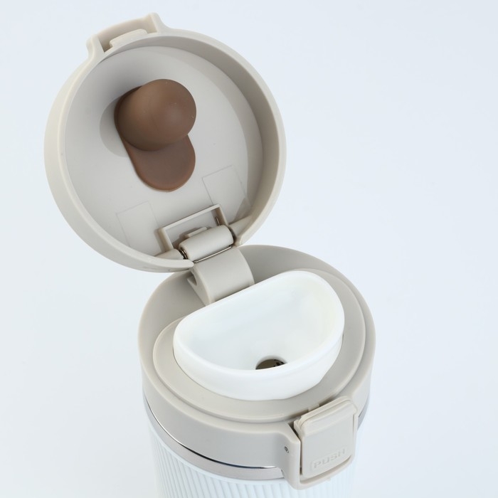 Термостакан с кнопкой "Зима будет теплой", 380 мл