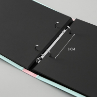 Фотоальбом 25 листов (уголки+кольца) "Лама" 27х19 см