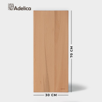 Доскa рaзделочнaя Премиум &laquo;Профессионaльнaя&raquo;, 70&times;30&times;2 см, бук, цвет микс