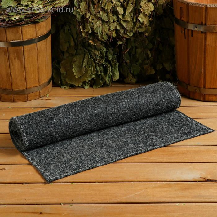 Лежак для бани тёмный 160&times;50 см