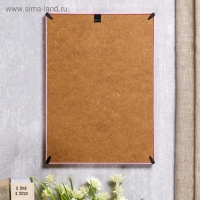 Фоторамка пластик L-4 21х30 см Розовый (пластиковый экран)