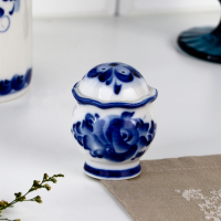 Набор для специй &laquo;Весенний&raquo;, 4 предмета, гжель