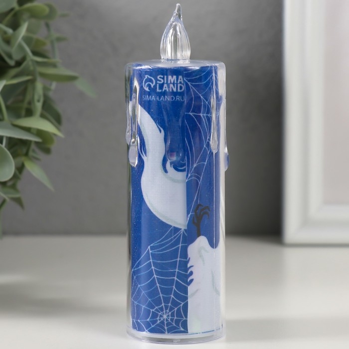 Ночник "Свеча" (Приведения)  3хLR1130 3,8х3,8х12см