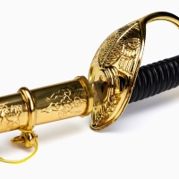 Сувенирное изделие Сабля на подставке, мини, 24см