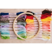 Набор ниток мулине, №3/4, 8 ± 1 м, 24 шт Набор ниток мулине, №3/4, 8 ± 1 м, 24 шт