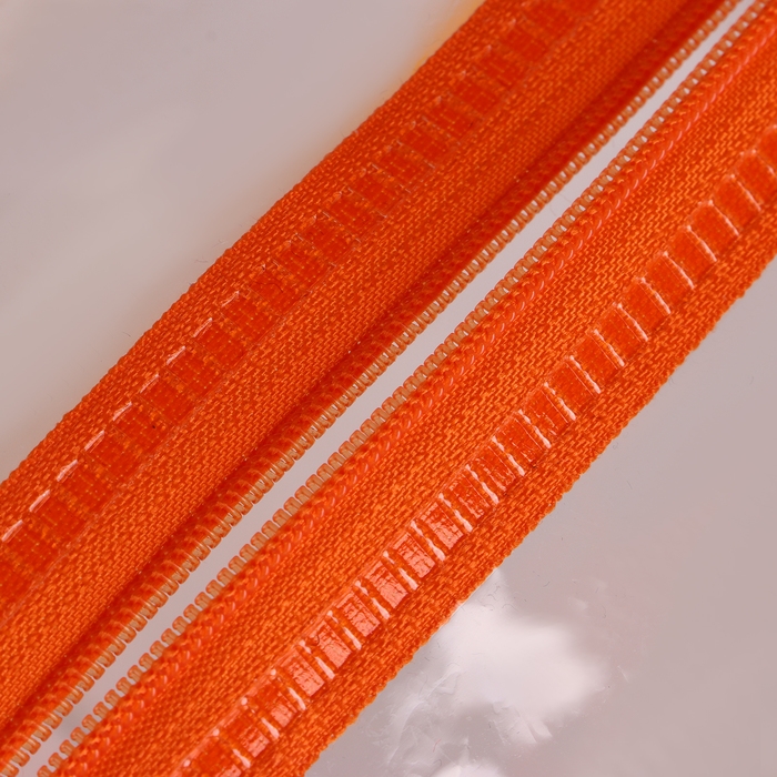 Косметичка на молнии, цвет оранжевый