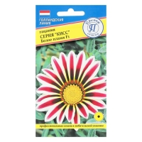 Семена цветов Гацания "Кисс" F1 Белое пламя, О, 5 шт Семена цветов Гацания "Кисс" F1 Белое пламя, О, 5 шт