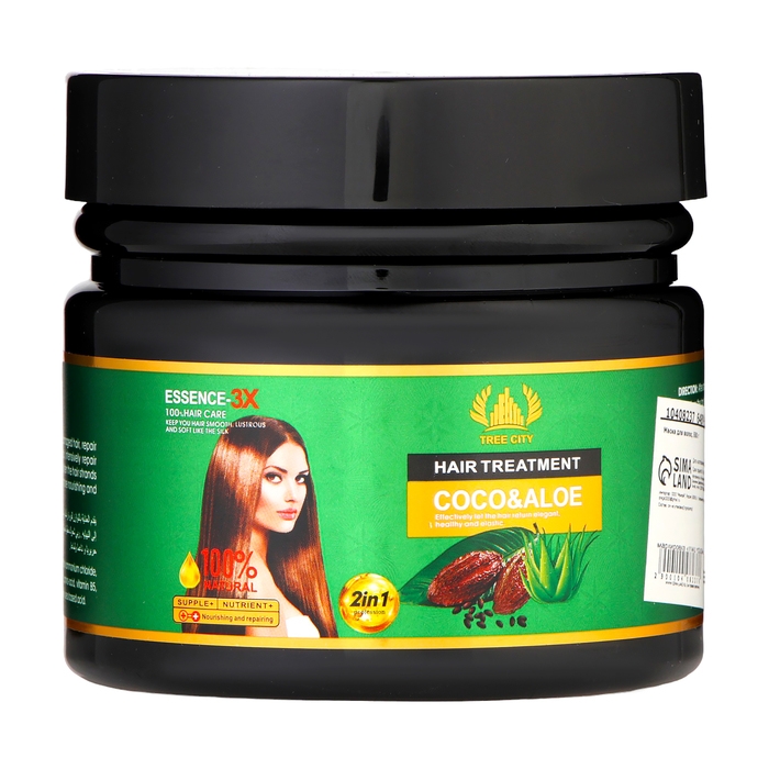Маска для волос, питание и увлажнение , с экстрактом кокоса и алоэ, 550 г Маска для волос, питание и увлажнение , с экстрактом кокоса и алоэ, 550 г