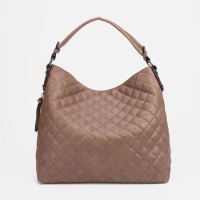 Сумка-мешок, отдел на молнии, наружный карман, цвет коричневый Сумка-мешок, отдел на молнии, наружный карман, цвет коричневый