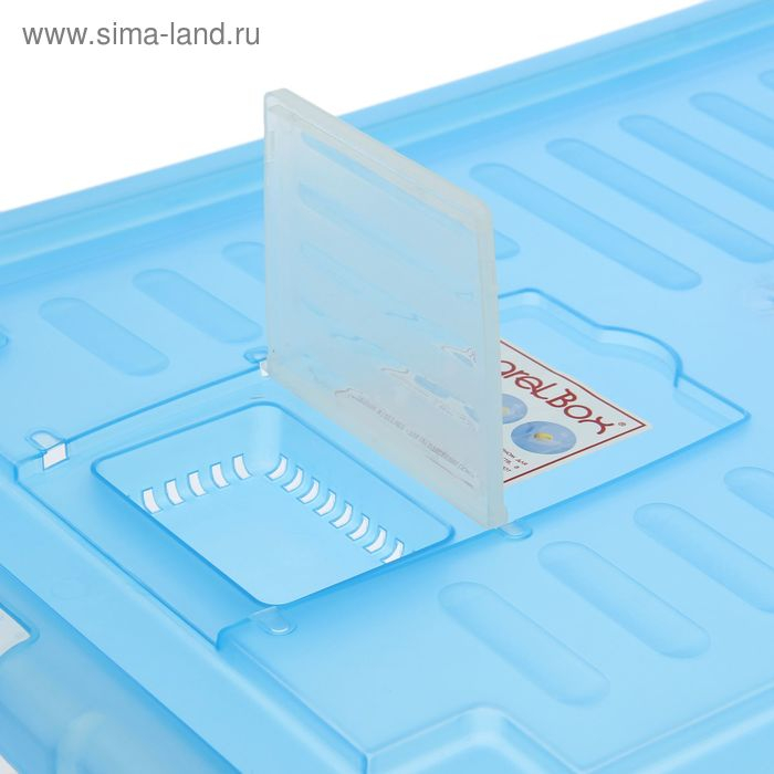 Ящик для хранения с крышкой Darel-box, 56 л, 60&times;40&times;31 см, цвет МИКС