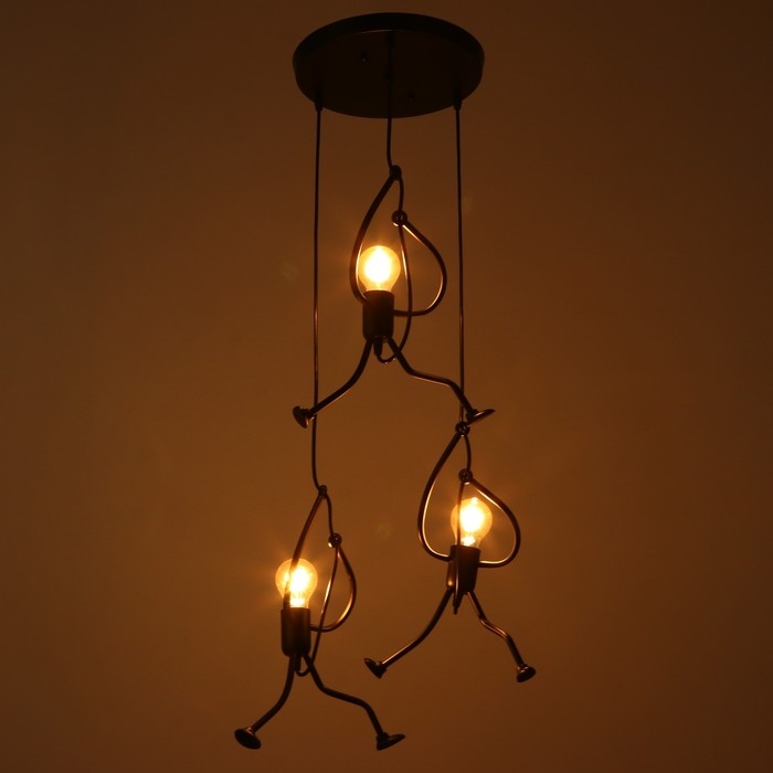 Светильник BayerLux 1949/3R E27 40Вт черный 30x30x40-140 см