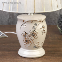 Лампа настольная 7555096TL/1 E14 40Вт белый 19,5х19,5х28,5 см RISALUX