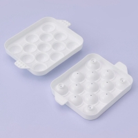 Форма для льда &laquo;Сфера&raquo;, 16&times;12 см, 13 ячеек, цвет белый