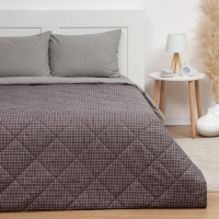 Покрывало LoveLife евро макси Graphite cage 240*210&plusmn;5см, новосатин, 100%п/э