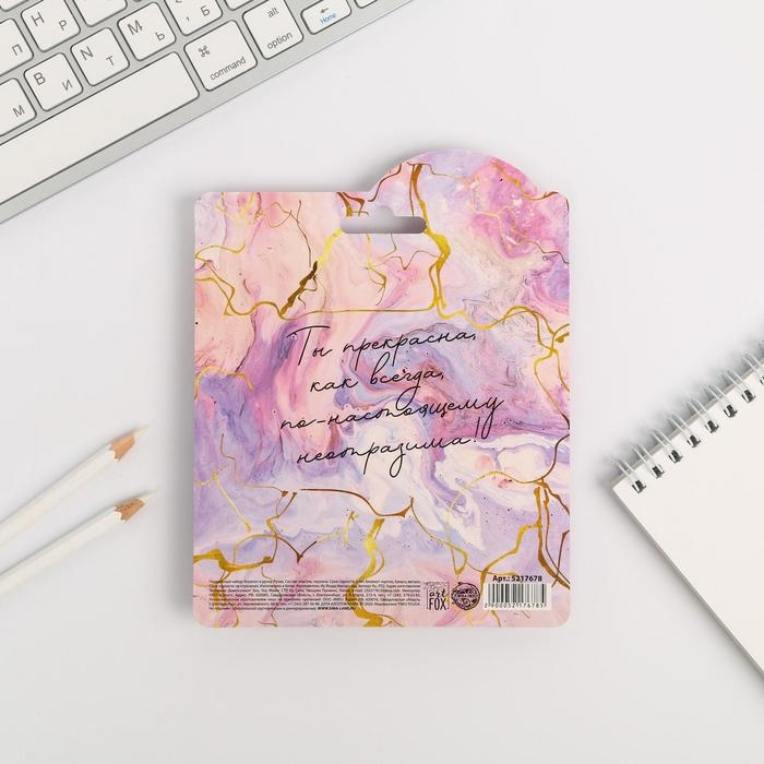 Подарочный набор &laquo;C 8 Марта&raquo;: блокнот и ручка пластик