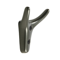 Крючок мебельный CAPPIO YAK, двухрожковый, графит Крючок мебельный CAPPIO YAK, двухрожковый, графит