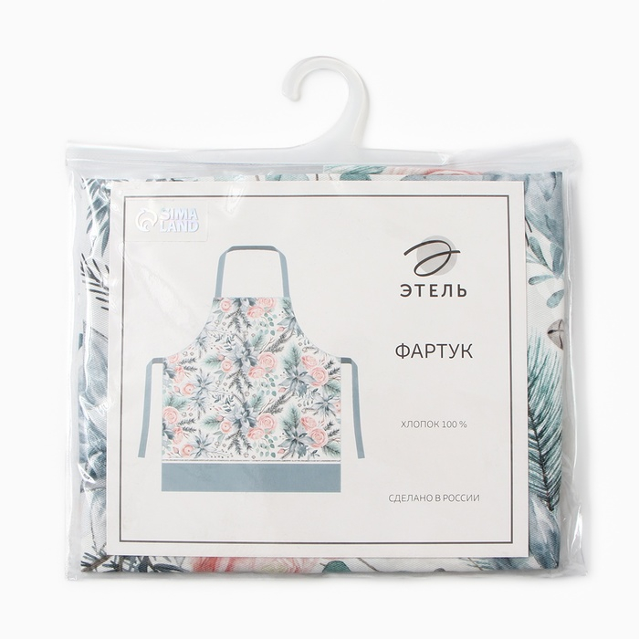 Фартук "Этель" Christmas flowers 60х70см, 100% хл, саржа 190 гр/м2