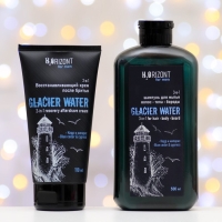 Подарочный набор косметики мужской: шампунь для волос, тела и бороды, 500 мл + крем после бритья, 150 мл