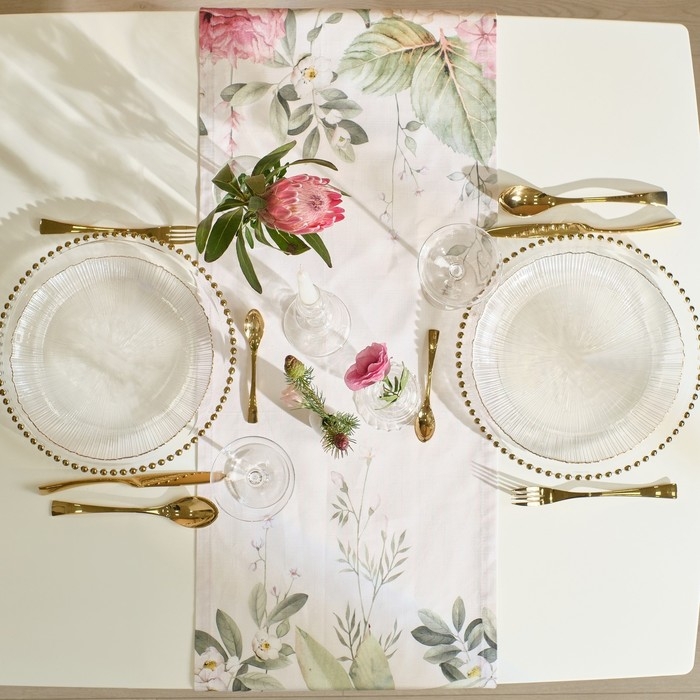 Дорожка Этель Tenderness 40х149 см, 100% хлопок, репс 210 г/м2