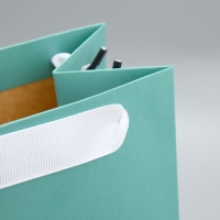 Пакет подарочный под бутылку, упаковка, &laquo;Тиффани&raquo;, 13 x 35 x 10 см