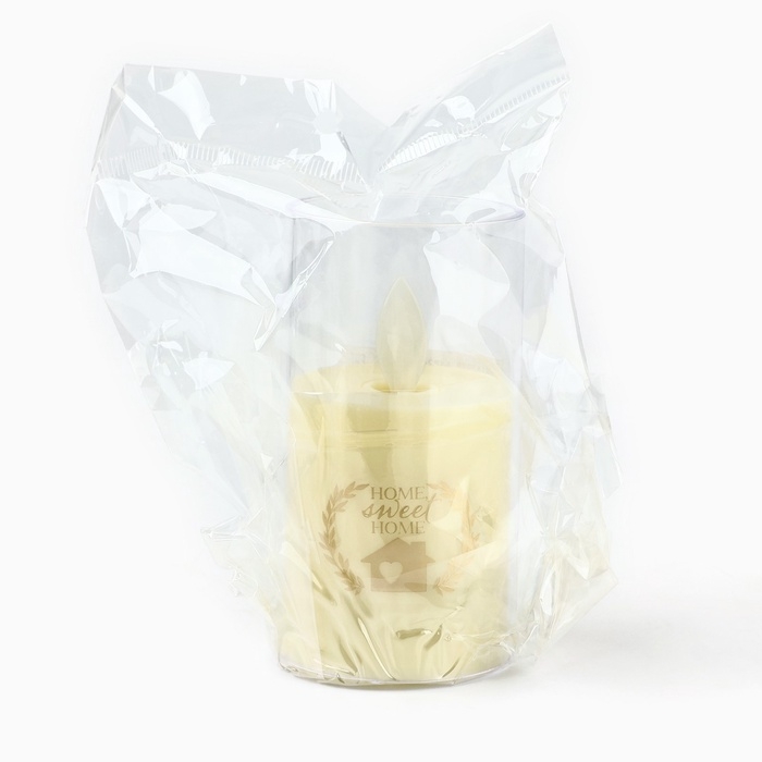 Свеча светодиодная, мод. СВ-23 &laquo;Sweet home&raquo;, 5,3 х 10,5 см.