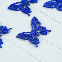 Набор топперов «Бабочки», цвет синий Набор топперов «Бабочки», цвет синий