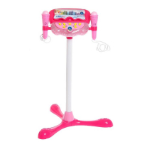 Микрофон на стойке «Дуэт» 2 микрофона, МИКС Микрофон на стойке «Дуэт» 2 микрофона, МИКС