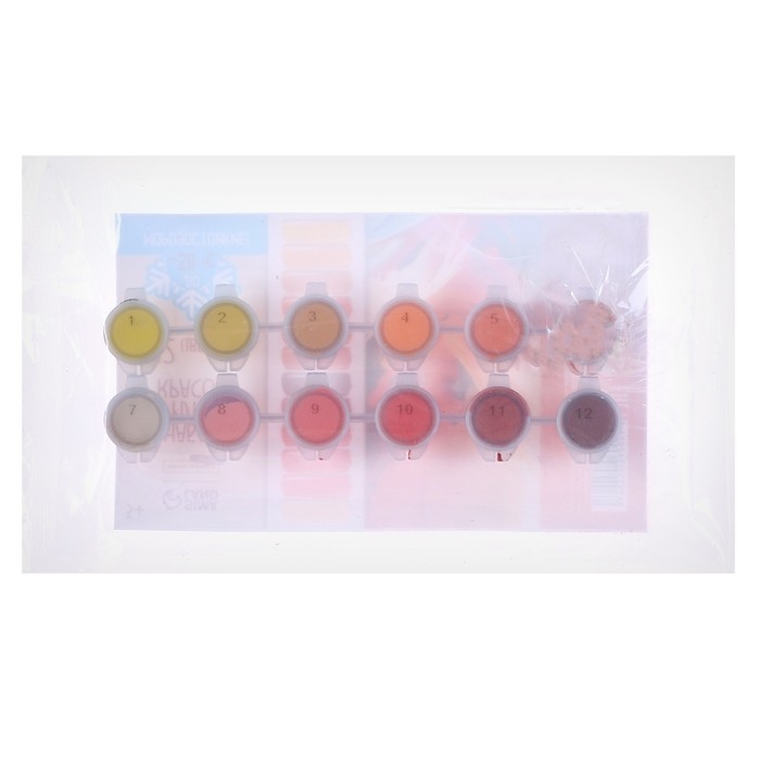 Набор акриловых красок &laquo;&lrm;Огненное настроение&raquo;&lrm;, 12 цветов