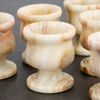 Набор рюмок «Грация», 6 шт 3,5х5 см, оникс Набор рюмок «Грация», 6 шт 3,5х5 см, оникс