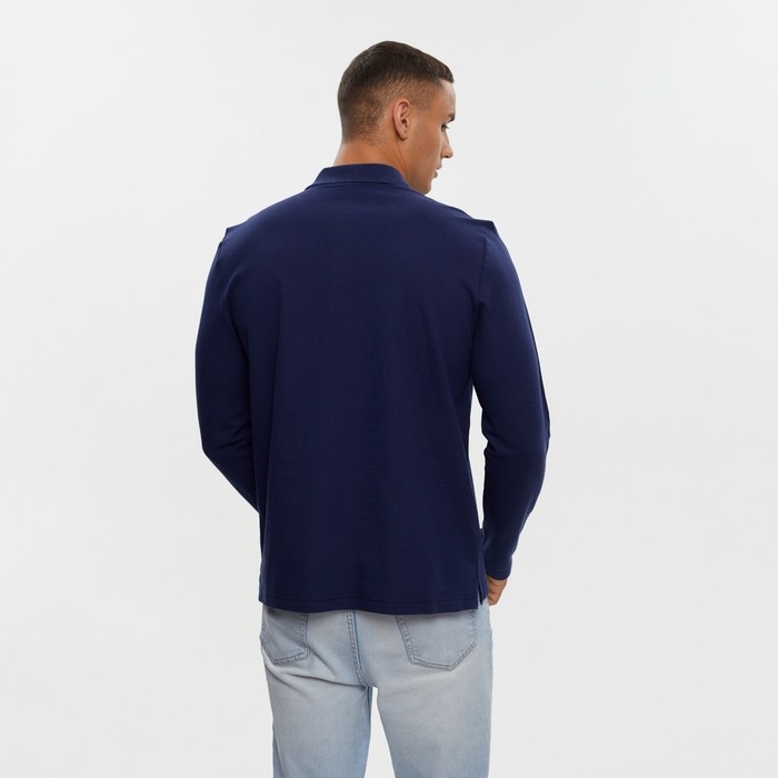 Поло с длинным рукавом President, размер XS, цвет синий Поло с длинным рукавом President, размер XS, цвет синий