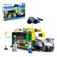 Конструктор Город &laquo;Конвейерная автомойка&raquo;, 323 детали