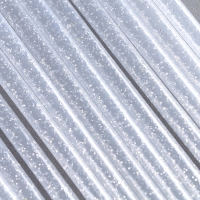 Трубочки для коктейля &laquo;Блёстки&raquo;, в наборе 12 шт., цвет серебряный