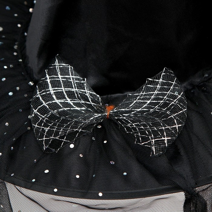 Карнавальный набор &laquo;Стильная ведьмочка&raquo;: шляпа, плащ, заколки 3 шт.