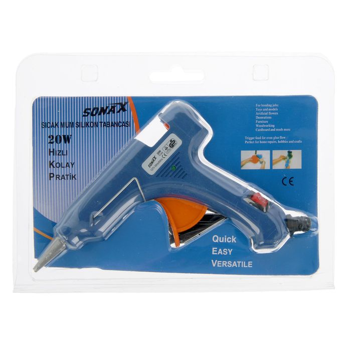 Клеевой пистолет 13,5х11 см питание: сетевой, диаметр стержня - 7 мм МИКС Клеевой пистолет 13,5х11 см питание: сетевой, диаметр стержня - 7 мм МИКС