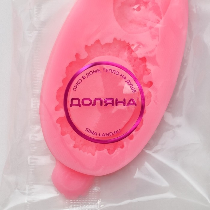 Молд Доляна &laquo;Рамка и портрет&raquo;, силикон, 8,5&times;4,5 см, цвет розовый