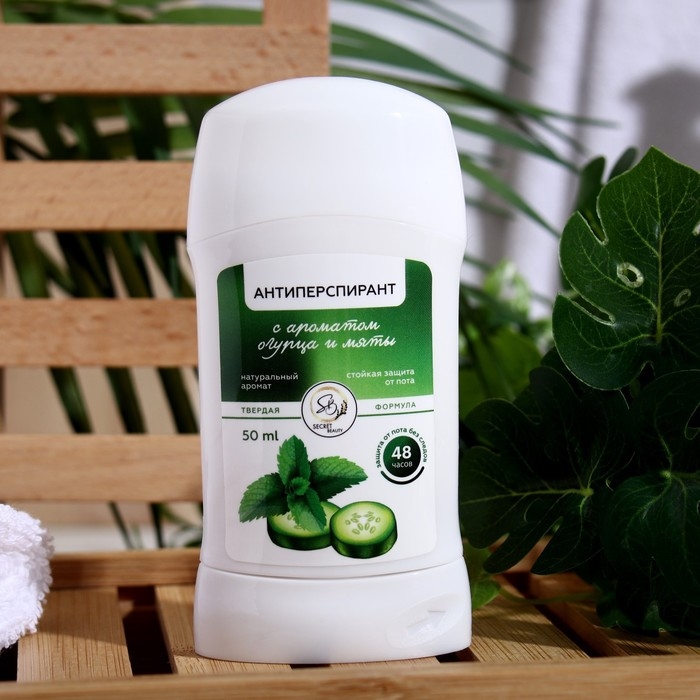 Антиперспирант Secret Beauty &laquo;Огурец и мята&raquo;, стик, 50 мл