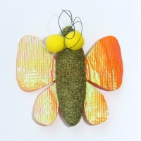 Игрушка для кошек &laquo;Бабочка&raquo; из кошачьей мяты, 8 х 6.5 см