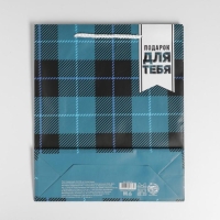 Пакет подарочный ламинированный, упаковка, &laquo;Real man&raquo;, ML 21 х 25 х 8 см