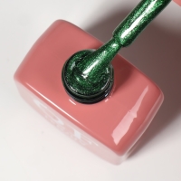 Гель лак для ногтей &laquo;CAT`S EYE NEON&raquo;, 3-х фазный, 10 мл, LED/UV, цвет зелёный (43)