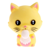 Мялка «Котик» надувает шарик Мялка «Котик» надувает шарик