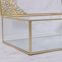 Органайзер для хранения «GREAT», с крышкой, стеклянный, с зеркальным дном, 1 секция, 25 × 17,5 × 8,5 см, цвет прозрачный/медный Органайзер для хранения «GREAT», с крышкой, стеклянный, с зеркальным дном, 1 секция, 25 × 17,5 × 8,5 см, цвет прозрачный/медный