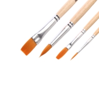 Набор кистей синтетика 4 штуки № 2, 5, 8 ErichKrause "Jolly Friends", для акварели и гуаши, блистер Набор кистей синтетика 4 штуки № 2, 5, 8 ErichKrause "Jolly Friends", для акварели и гуаши, блистер