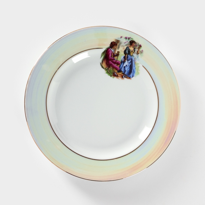 Тарелка фарфоровая &laquo;Мадонна&raquo;, d=24 см, белая