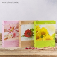 Фотоальбом на 200 фото 10х15 см "Цветочная коллекция-2" МИКС Фотоальбом на 200 фото 10х15 см "Цветочная коллекция-2" МИКС