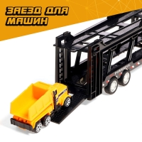 Грузовик металлический «Перевозчик», инерция, с 6 машинками Грузовик металлический «Перевозчик», инерция, с 6 машинками
