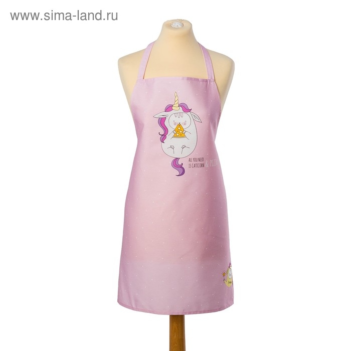 Фартук Этель Caticorn 70х60 см, 100% хлопок, саржа 190 г/м2